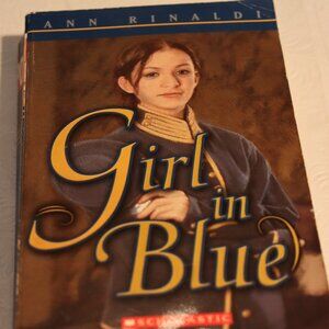 Girl in Blue by Ann Rinaldi - Scholastic Point Paperback